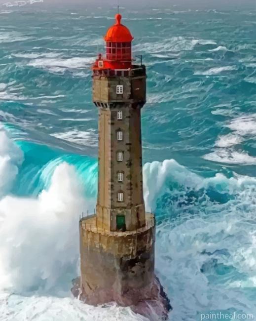 Ouessant Lighthouse Painting By Numbers Kits