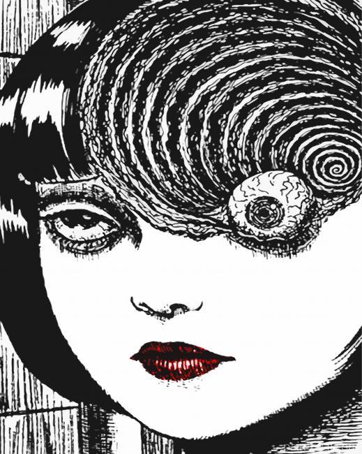 Junji Ito Manga Art Painting By Numbers Kits