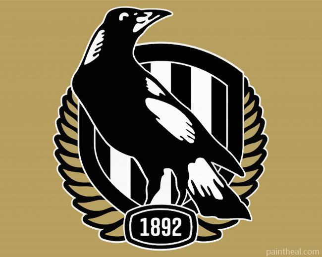 Collingwood Logo Painting By Numbers Kits