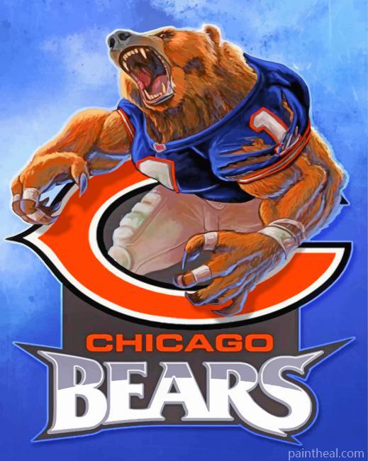 Chicago Bears Painting By Numbers Kits