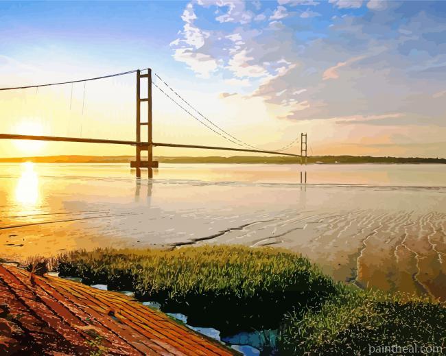 Hull Humber Bridge Painting By Numbers Kits
