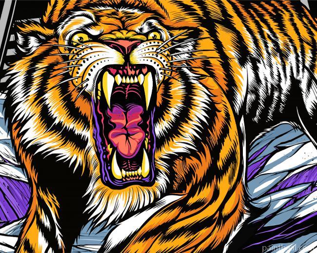 Lsu Logo Painting By Numbers Kits