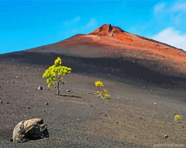 Mount Teide Tenerife Painting By Numbers Kits