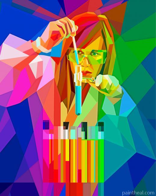 Pop Art Chemist Painting By Numbers Kits