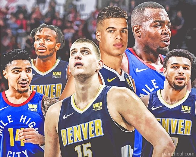 Denver Nuggets Painting By Numbers Kits