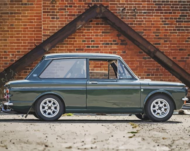 Hillman Imp Vintage Car Painting By Numbers Kits