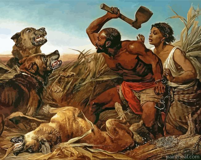 The Black Slaves Painting By Numbers Kits