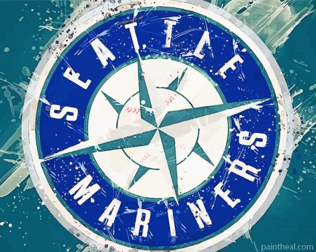 Abstract Mariners Logo Painting By Numbers Kits