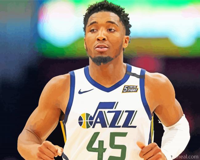 Utah Jazz Basketball Player Painting By Numbers Kits