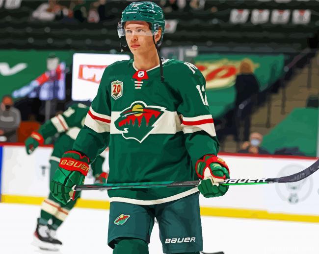 Minnesota Wild Player Painting By Numbers Kits