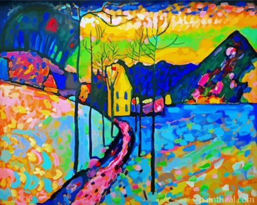 Winter Landscape Wassily Kandinsky Painting By Numbers Kits