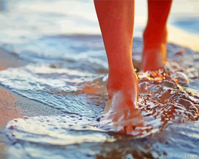 Sea Feet Painting By Numbers Kits