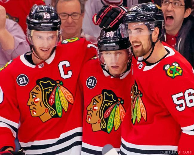 Chicago Blackhawks Painting By Numbers Kits