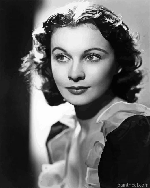 Beautiful Vivien Leigh Painting By Numbers Kits