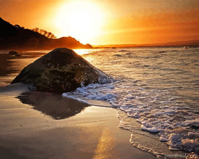Bayron Bay Sunset Painting By Numbers Kits