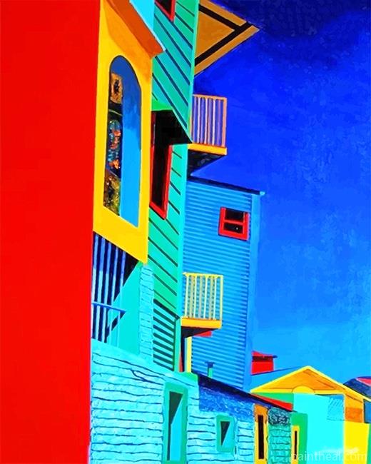 La Boca Argentina Painting By Numbers Kits