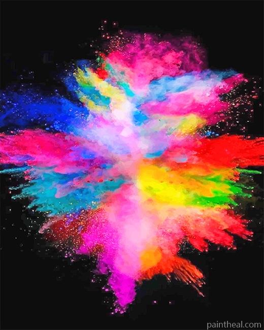 Rainbow Smoke NEW Painting By Numbers Kits