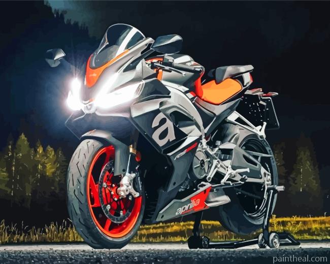 Aprilia Motorcycle Painting By Numbers Kits