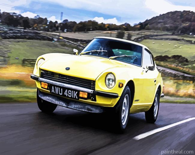 Classic Datsun Car Painting By Numbers Kits