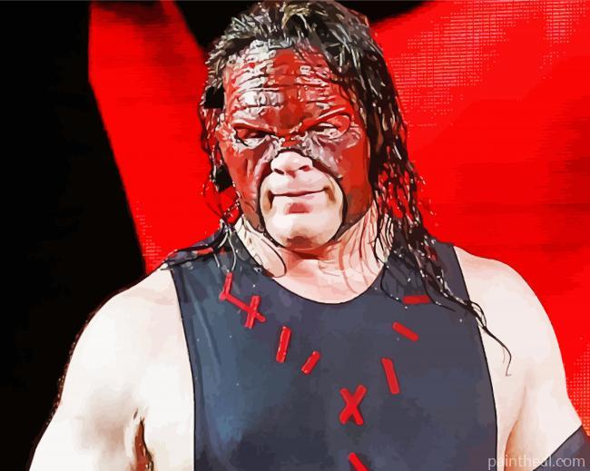 Kane WWE Painting By Numbers Kits