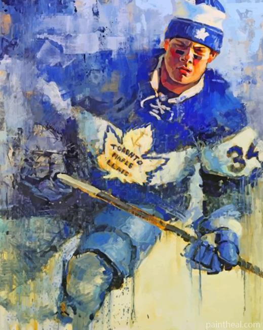 Auston Matthews Toronto Maple Leafs Painting By Numbers Kits