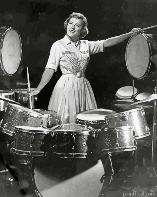 Viola Smith Drummer Painting By Numbers Kits