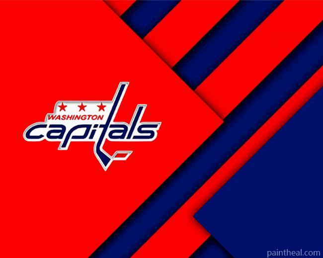 Washington Capitals Logo Painting By Numbers Kits