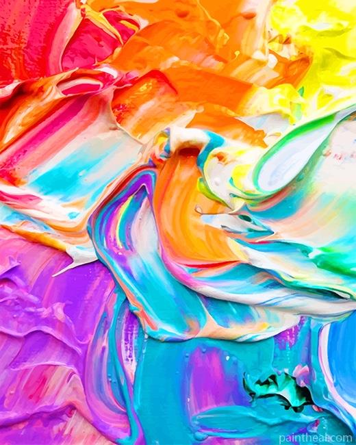Mixed Colorful Art Painting By Numbers Kits