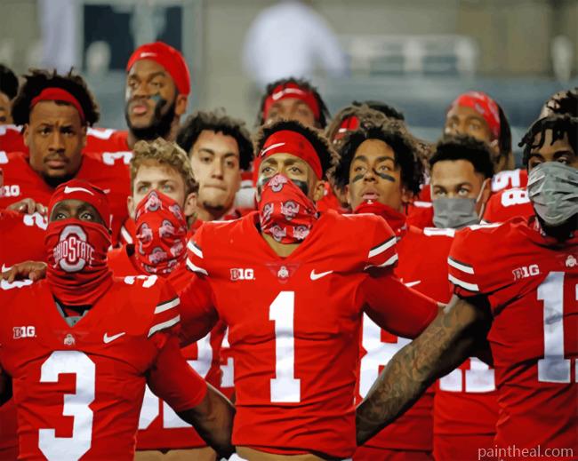 Ohio State Team Painting By Numbers Kits