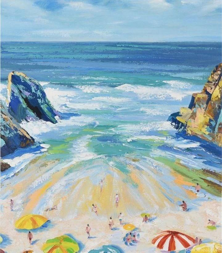 Azzurra Sea Island Painting By Numbers Kits