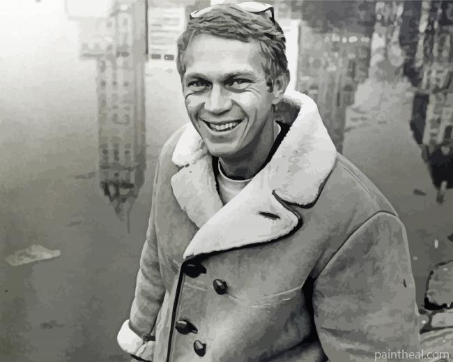Steve Mcqueen William Claxton Painting By Numbers Kits