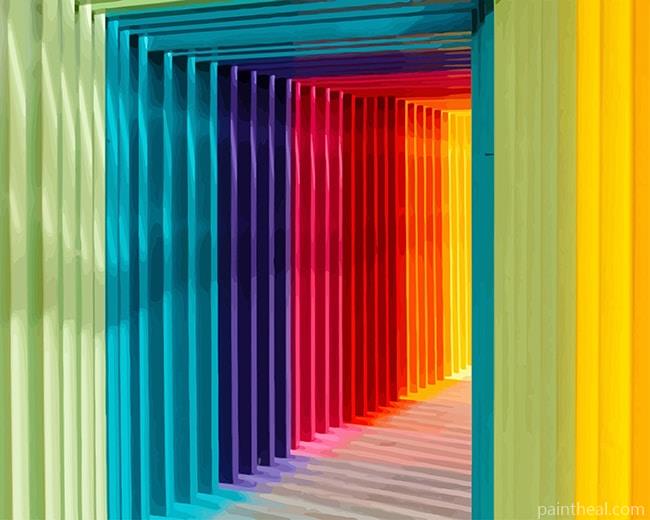 Colorful Passage Painting By Numbers Kits
