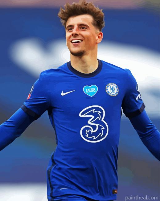 Mason Mount Footballer Painting By Numbers Kits