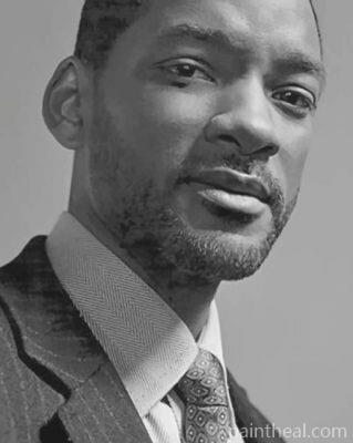 Will Smith Black and White Painting By Numbers Kits