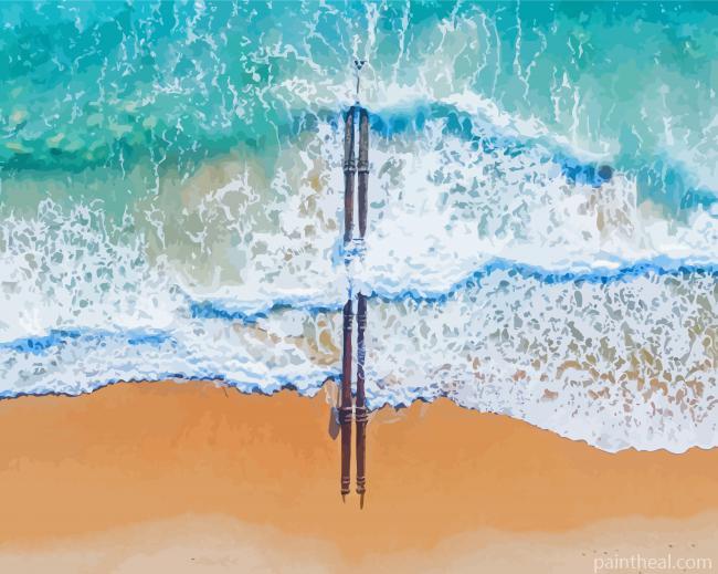 Manly Beach Pipes Painting By Numbers Kits