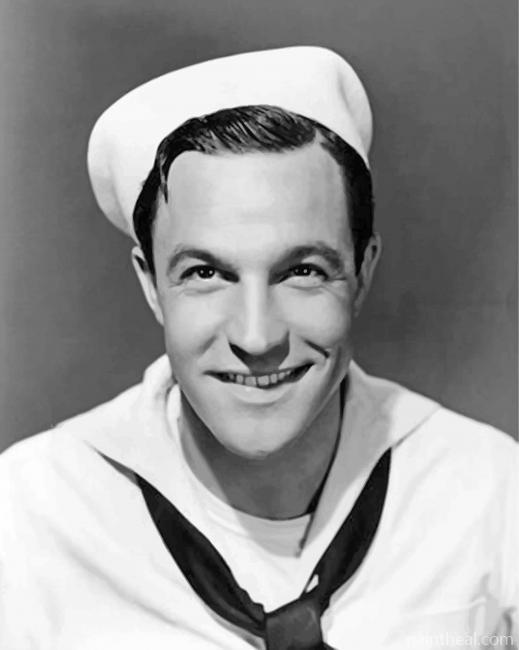 Monochrome Gene Kelly Painting By Numbers Kits