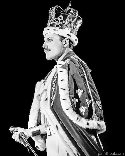 King Freddie Mercury Painting By Numbers Kits