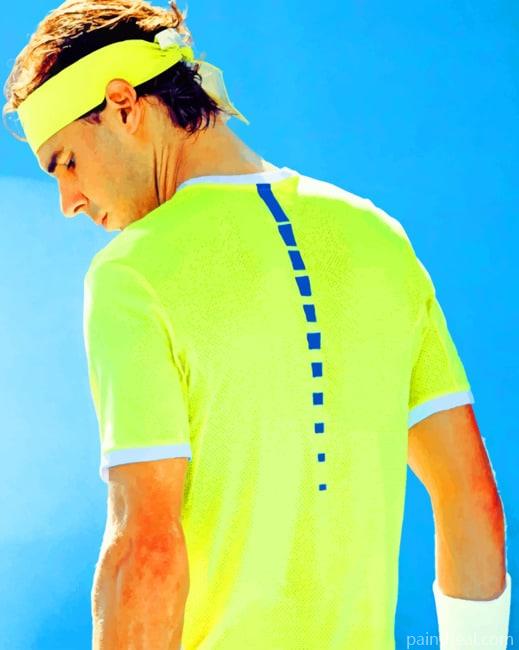 Rafael Nadal Parera Tennis Player Painting By Numbers Kits