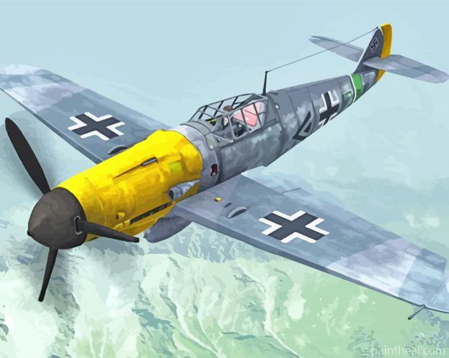 Messerschmitt Bf 109 Painting By Numbers Kits