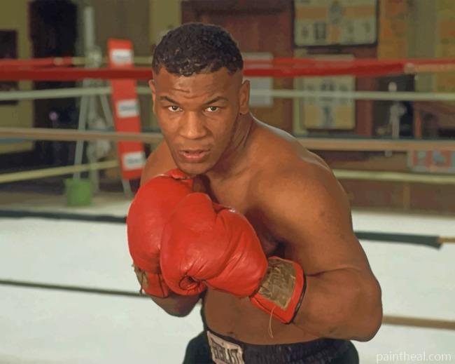Young Mike Tyson Painting By Numbers Kits