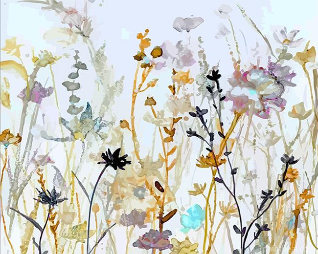 Wildflower Mist II Painting By Numbers Kits