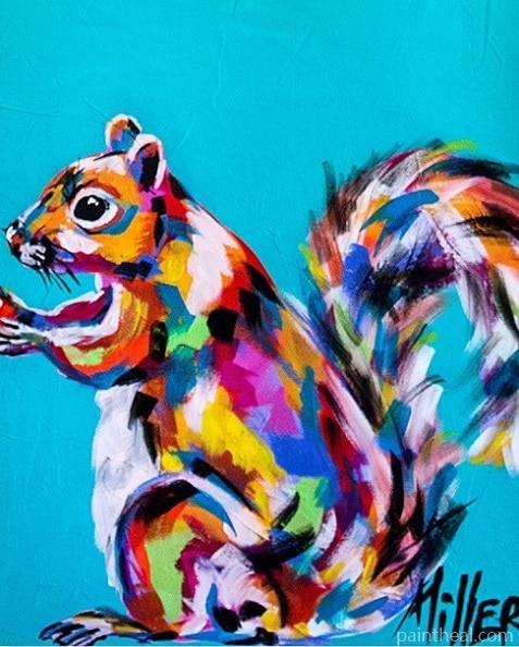 Squirrel Cranberries Animals Painting By Numbers Kits