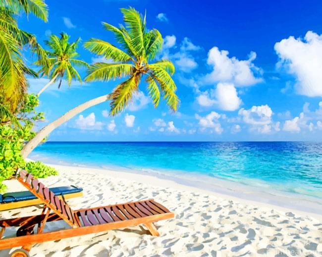 Tropical Beach NEW Painting By Numbers Kits