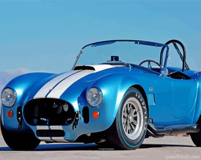 Ford Shelby Cobra Car Painting By Numbers Kits