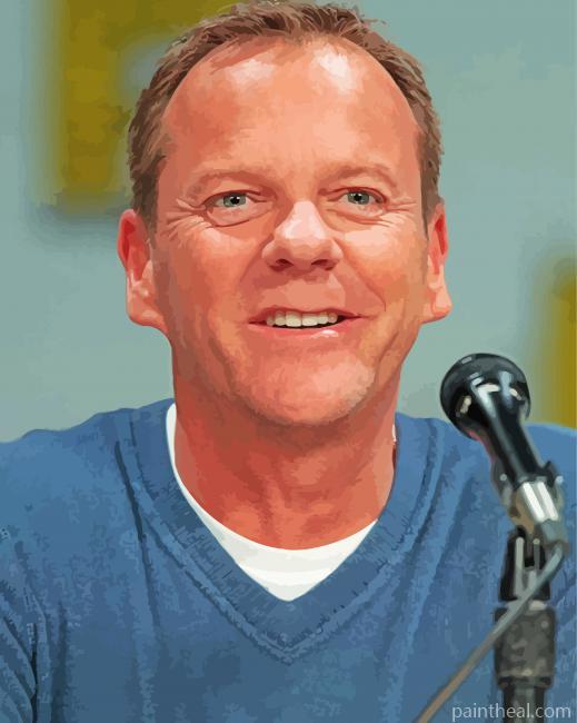 Kiefer Sutherland Painting By Numbers Kits