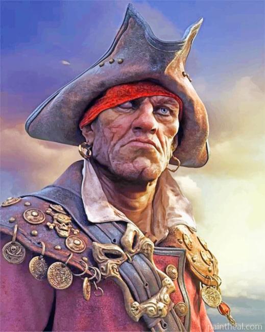 Scary Pirate Men Painting By Numbers Kits