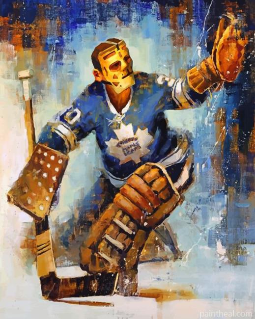 Toronto Maple Leafs Terry Sawchuk Painting By Numbers Kits