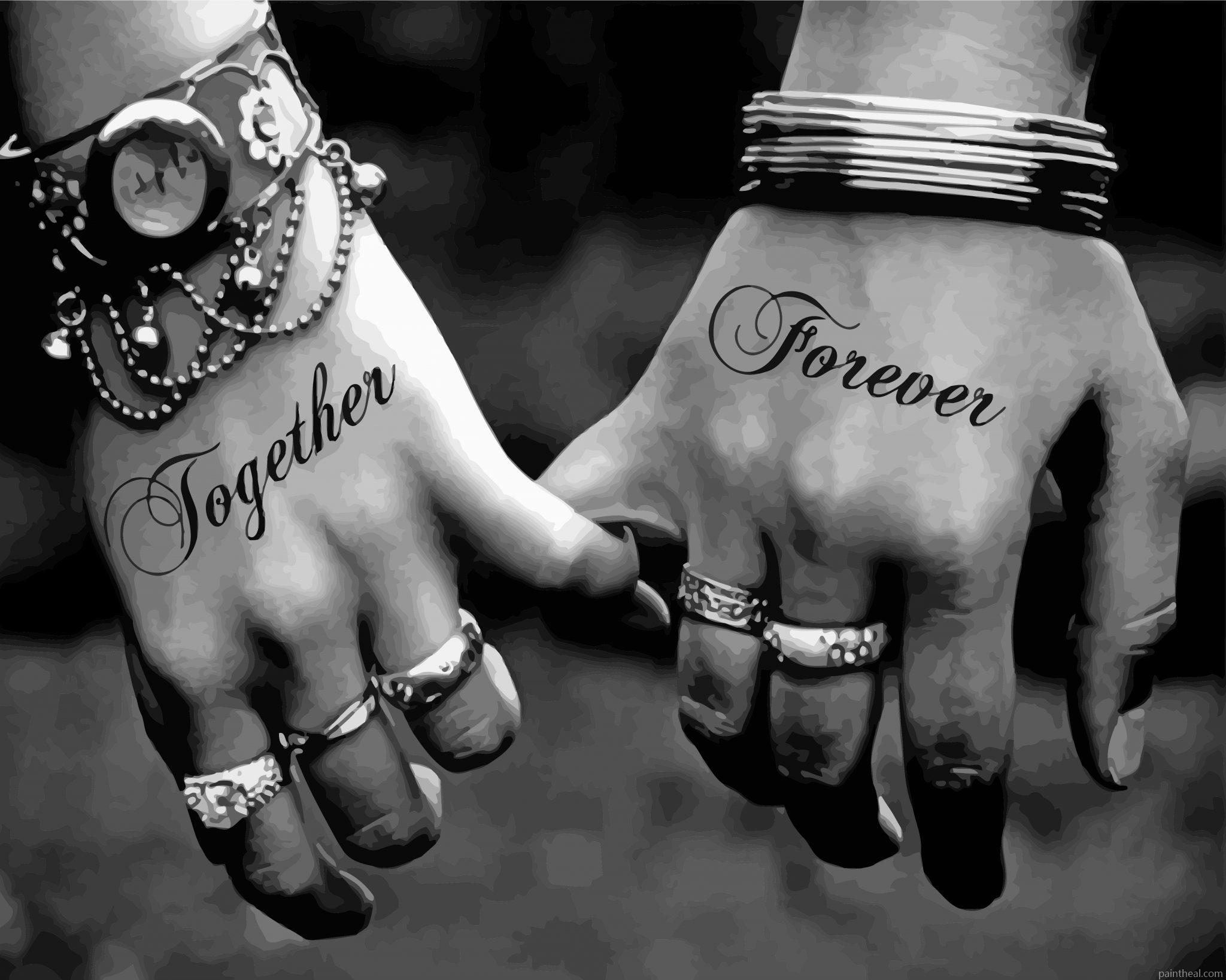 Together Forever Painting By Numbers Kits