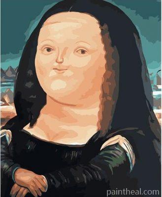 Chubby Mona Lisa Painting By Numbers Kits