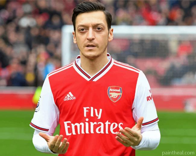 Mesut Ozil Arsenal Painting By Numbers Kits